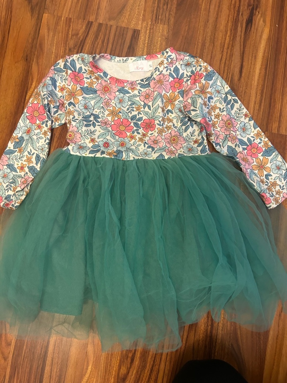 Mila & Rose Floral Tulle Skirt Dress